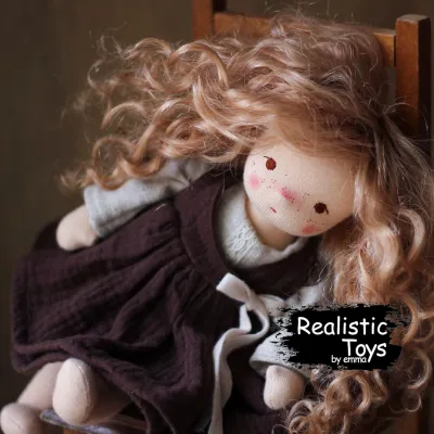 Emma Realistic Toys - Waldorf Doll  Kayla