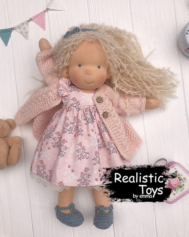 Emma Realistic Toys - Waldorf Doll Nathalie