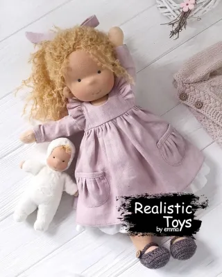 Emma Realistic Toys - Waldorf Doll Heidy