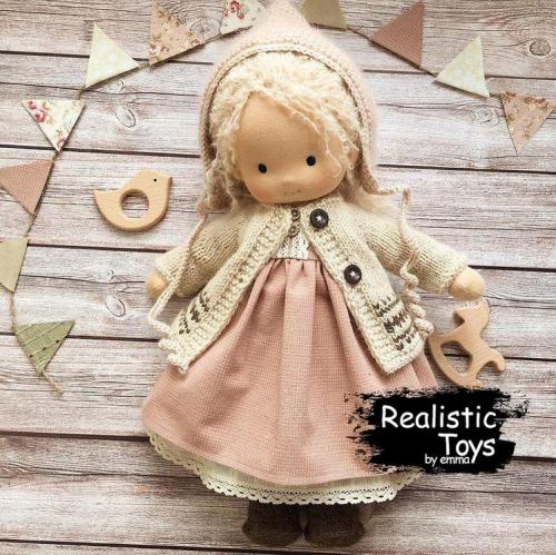Emma Realistic Toys - Waldorf Doll Camille