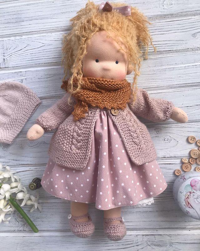 Emma Realistic Toys - Waldorf Doll Blanche