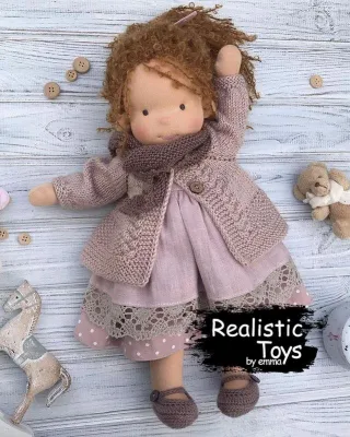 Emma Realistic Toys - Waldorf Doll Xanthe
