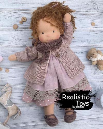 Emma Realistic Toys - Waldorf Doll Xanthe