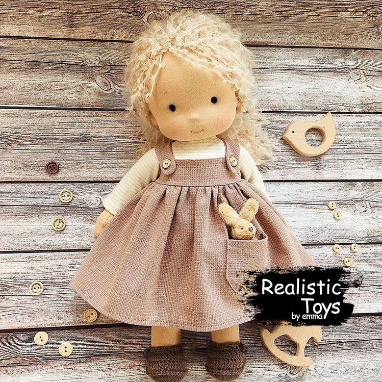 Emma Realistic Toys - Waldorf Doll Abina