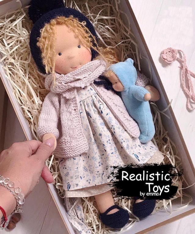 Emma Realistic Toys - Waldorf Doll Nathalie