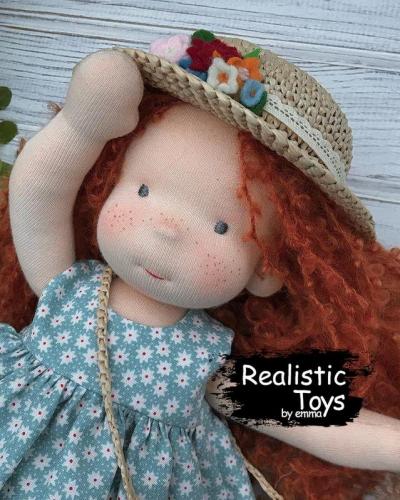 Emma Realistic Toys - Waldorf Doll Brooklyn