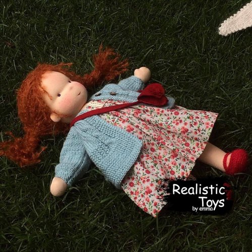 Waldorf Doll Alaina , Soft Baby Dolls For Infants , Soft Stuffed Dolls