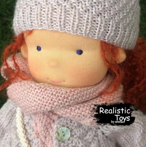 Emma Realistic Toys - Waldorf Doll Remington