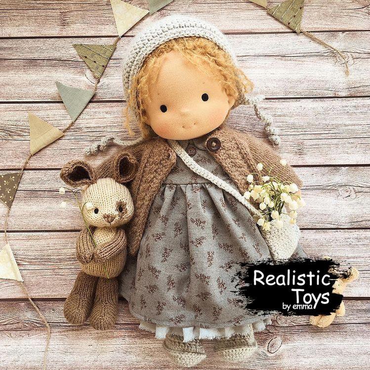 Emma Realistic Toys - Waldorf Doll Aubrey
