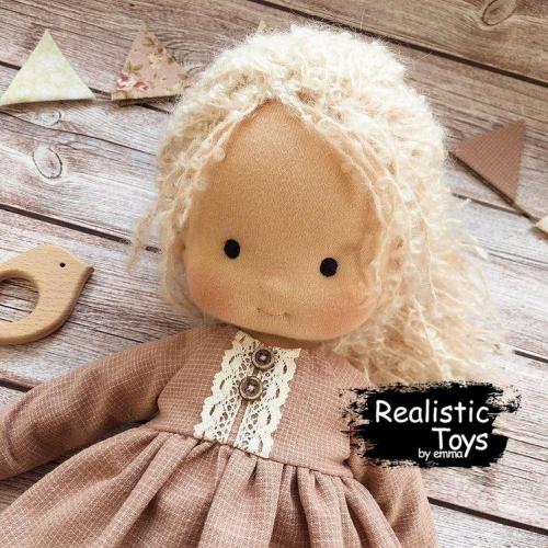 Emma Realistic Toys - Waldorf Doll Camille