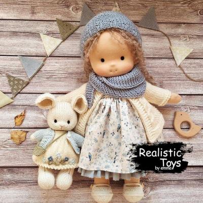 Emma Realistic Toys - Waldorf Doll  Anna