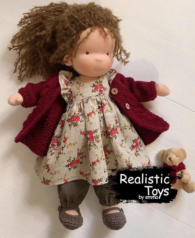 Emma Realistic Toys - Waldorf Doll Octavia