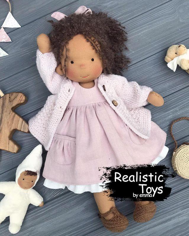 Emma Realistic Toys - Waldorf Doll Nathalie