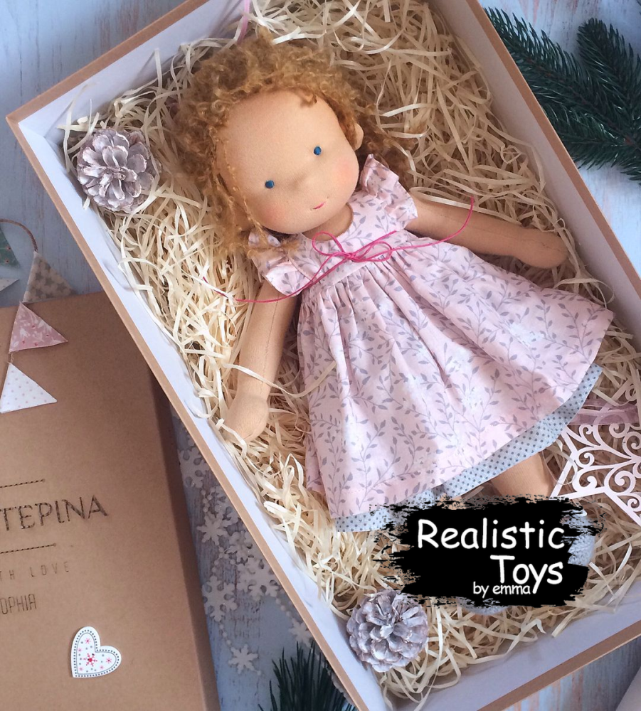 Emma Realistic Toys - Waldorf Doll Faith Autumn