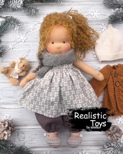 Emma Realistic Toys - Waldorf Doll Hailie