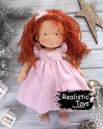 Emma Realistic Toys - Waldorf Doll Princess
