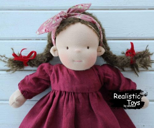 Waldorf Doll Astrid , Christmas Gifts For Girls , Eco - friendly Toy