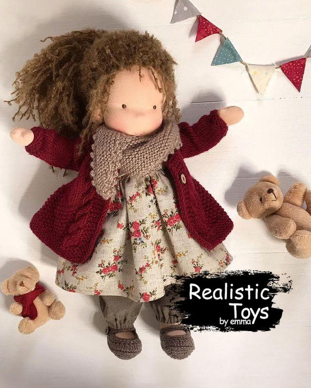 Emma Realistic Toys - Waldorf Doll Octavia
