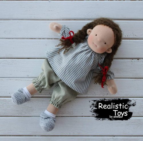 Waldorf Doll Astrid , Christmas Gifts For Girls , Eco - friendly Toy