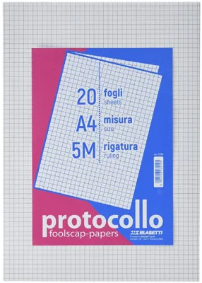 BLASETTI FOGLI PROTOCOLLO 20FG 5M conf. 40pz