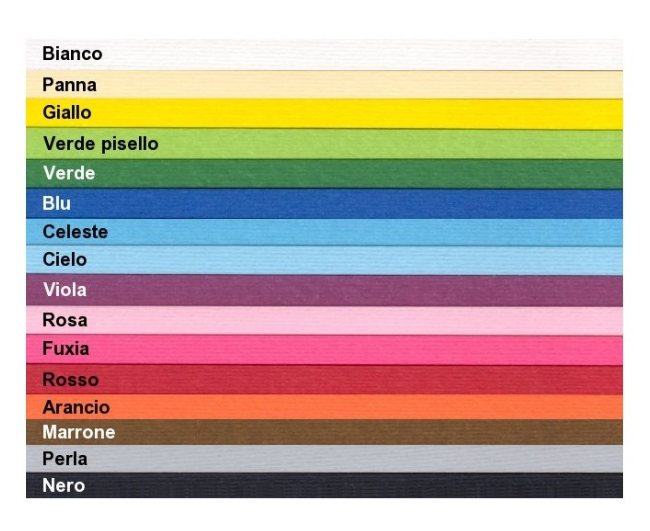 FABRIANO CARTONCINI COLORATI  LR  50X70cm 220g conf. da 20pz