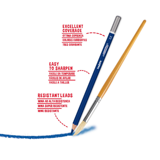 CARIOCA ACQUARELL 12 MATITE ACQUERELLABILI conf. da 12pz