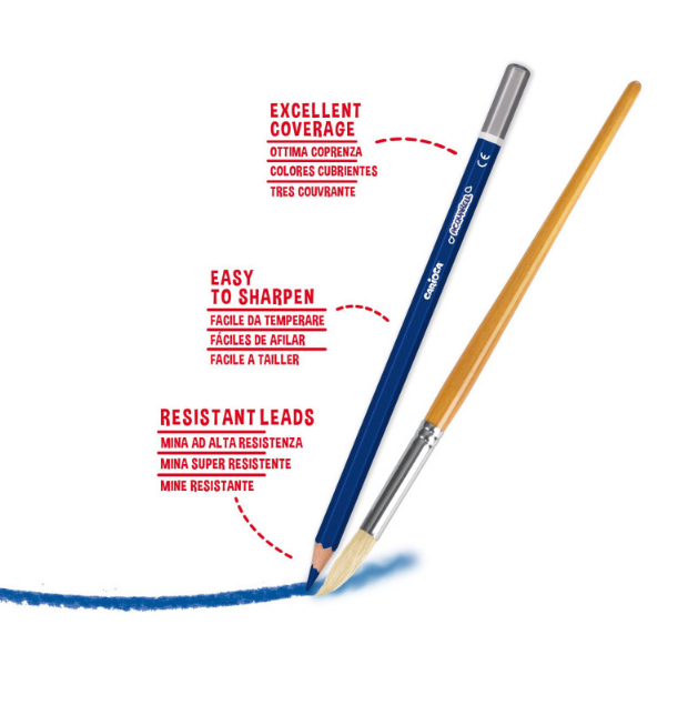 CARIOCA ACQUARELL 24 MATITE ACQUERELLABILI conf. da 6pz