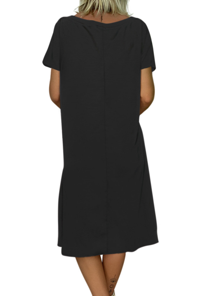 Copy Summer Tribal Print V-Neck Shift Casual Dress