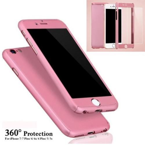 Edzett üveg + plexi tok iPhone 7/7 Plus/6/6 Plus/8/8 Plus/X telefonhoz