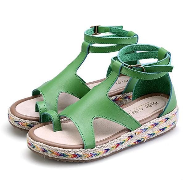 Női szandál, szalma cipő, nyári, női szandál, bokaláncos szandál