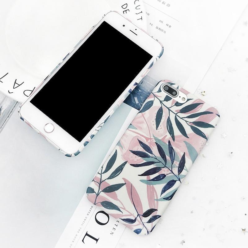 Levélmintás Telefontok iPhone 6/6s/6 Plus/7/7 Plus telefonhoz
