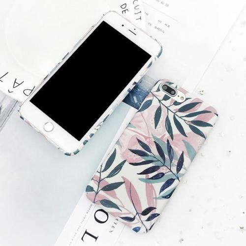 Levélmintás Telefontok iPhone 6/6s/6 Plus/7/7 Plus telefonhoz