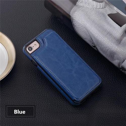 Retro PU bőr tok Iphone X/8P/8/7P/7/6P/6 tokhoz Samsung s9/s9plus/Note8 telefonokhoz
