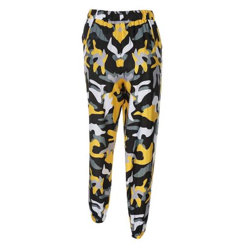 Női álcamintás Nadrág laza Hip-Hop alkalmi Nadrág