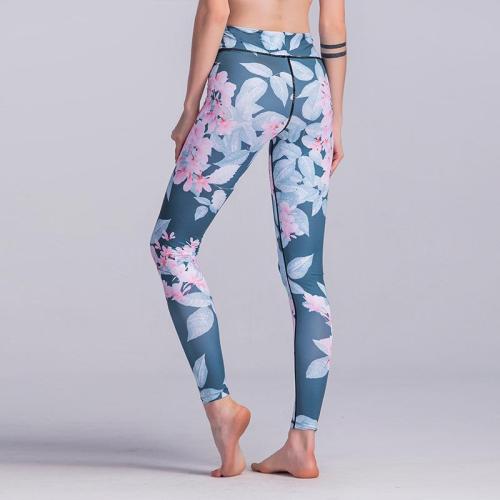 NEER Sport leggings magas derekú szoros nadrág szexi futáshoz trnához virágos jóga nadrág harisnya