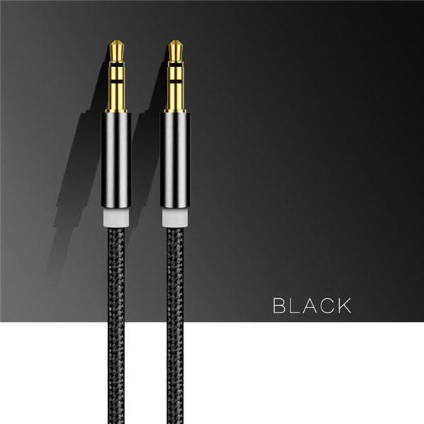 Alumínium Ötvözet Audio Kábel  3.5 mm Aux Réz Autós Univerzális Kábel