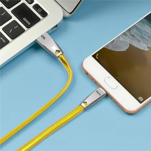 Cink ötvözet micro-USB töltő adatkábel Samsung, LG, Sony, HTC, Xiaomi, Android telefonokhoz