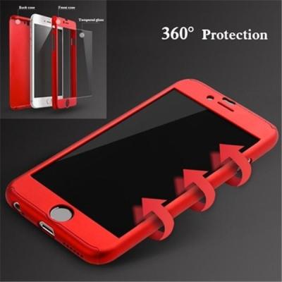 Edzett üveg + plexi tok iPhone 7/7 Plus/6/6 Plus/8/8 Plus/X telefonhoz