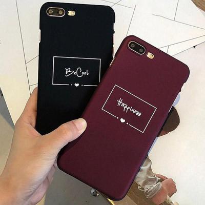 Ütésálló ultravékony kemény hátoldalú telefontok iPhone 6 6s 7 Plus 8 Plus X telefonhoz