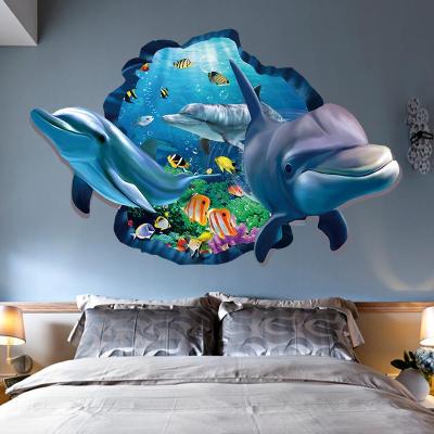NEER 1db Delfin 3D élénk ablak falimatrica
DIY nappali hálószoba lakásdekor