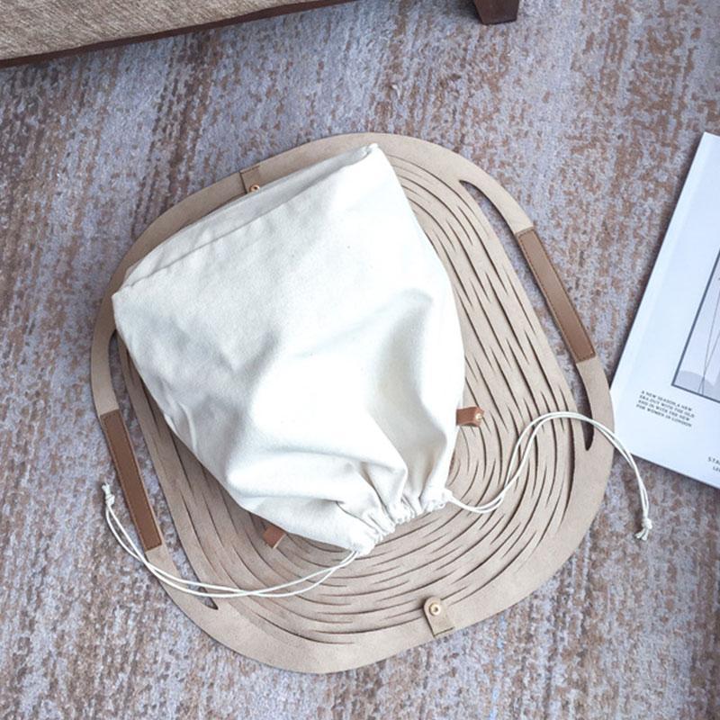 Női divatos, hálós, lyukacsos, vászon, mobil, kézitáska