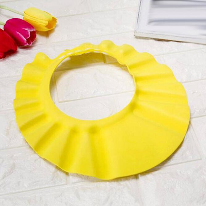 Új bébi lányka, fiú, csecsemő sapka, védő sapka hajmosáshoz, vízálló sapka