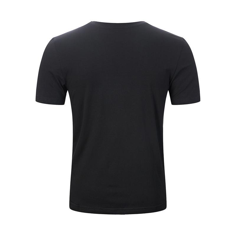 Férfi karcsú nyári betűmintás Rövidujjú pólók