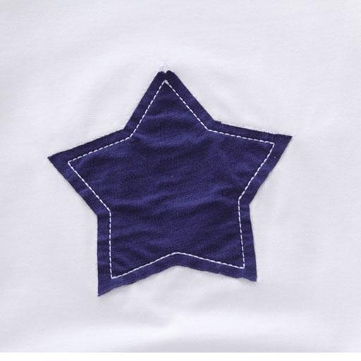 NEER Kisfiú ruha szett Nyári új divatos pamut ötágú csillag mintával csecsemő 2db szett