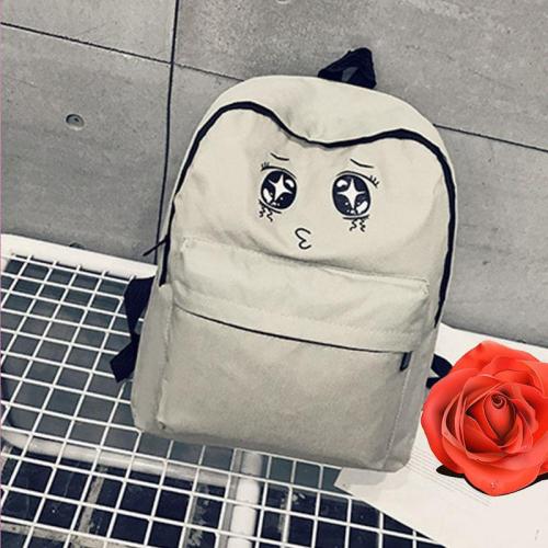 Szemes Hátizsák Harajuku Iskolatáska Vászon Táska