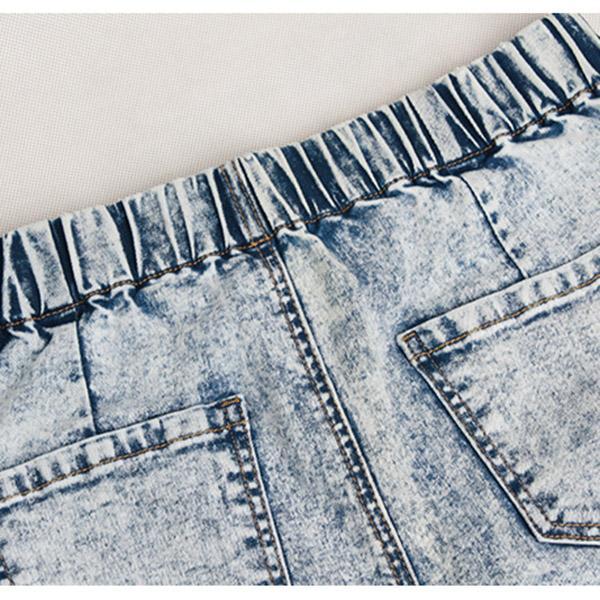 Ultra nyúlékony koptatott női farmer ceruzafarmer