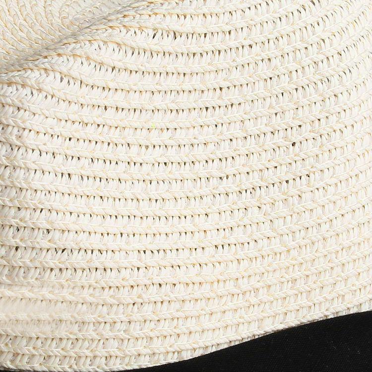 Széles karimájú női szalmakalap, jazz fedora kalap, Nap-árnyékoló kalap, nyári strand kalap