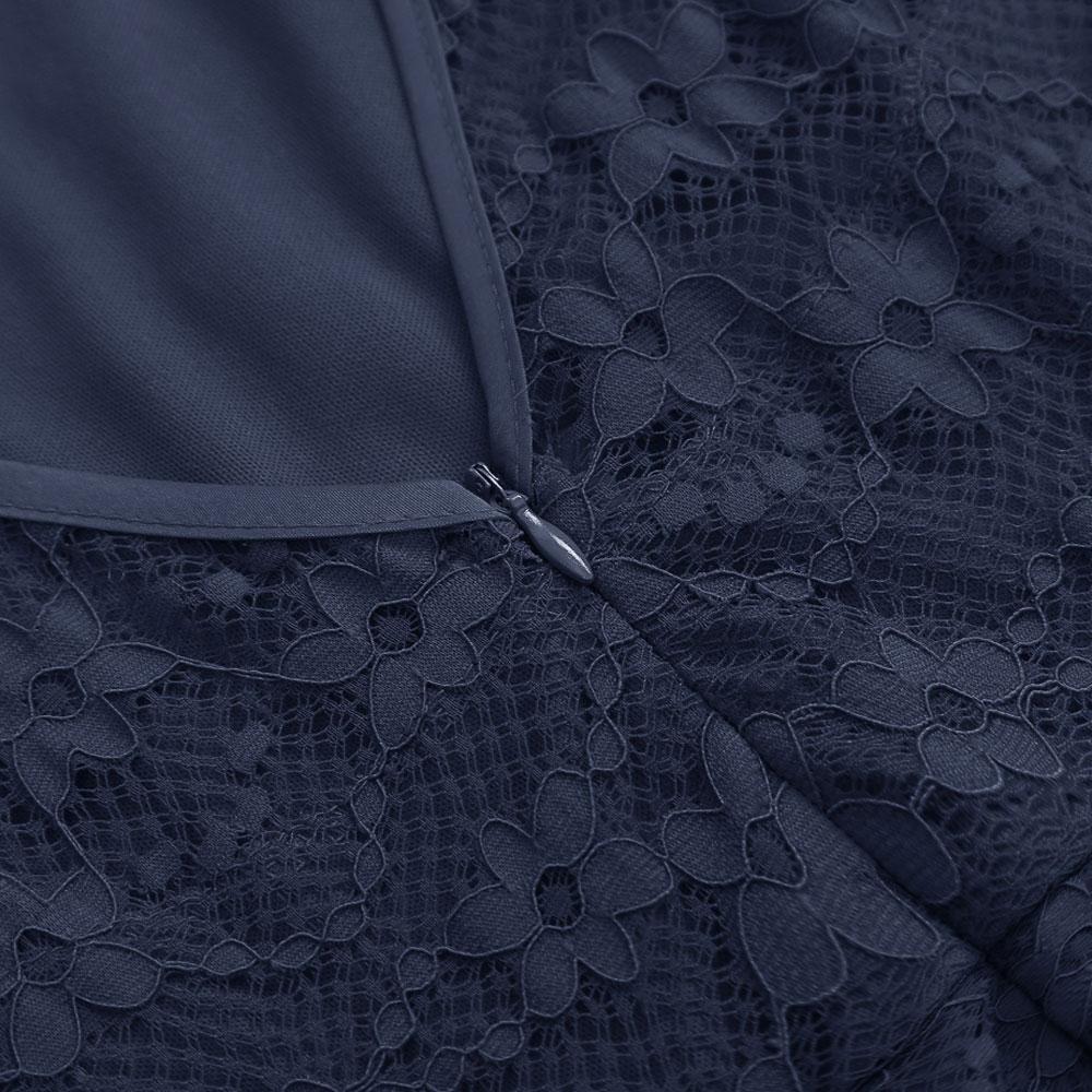 Női divatos, ünnepi koszorúslány csipke ruha