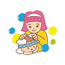 Új bébi lányka, fiú, csecsemő sapka, védő sapka hajmosáshoz, vízálló sapka