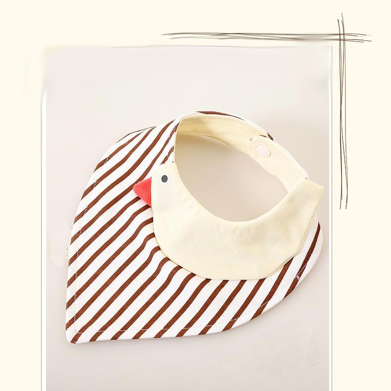 Muszlin előke, háromszögű előke, pamut előke, babaruha, bandana